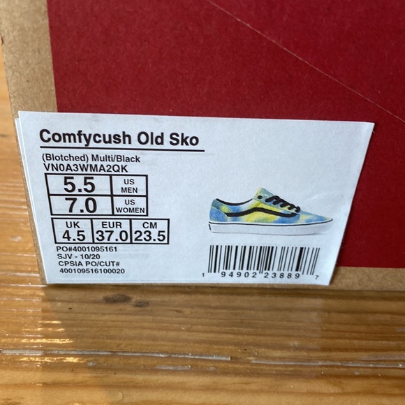 NEW Vans Comfycush Old Sko Shoes - Picture 10 of 10